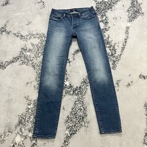 NEUW Jeans Women's Size 29 Iggy Skinny Blue Stretch Denim Mid Rise Button Fly